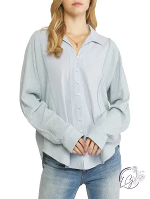 Arranging Plans Long Sleeve Button Down