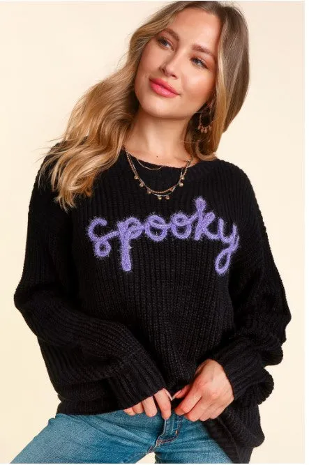 Black Spooky Sweater - #5603-5608