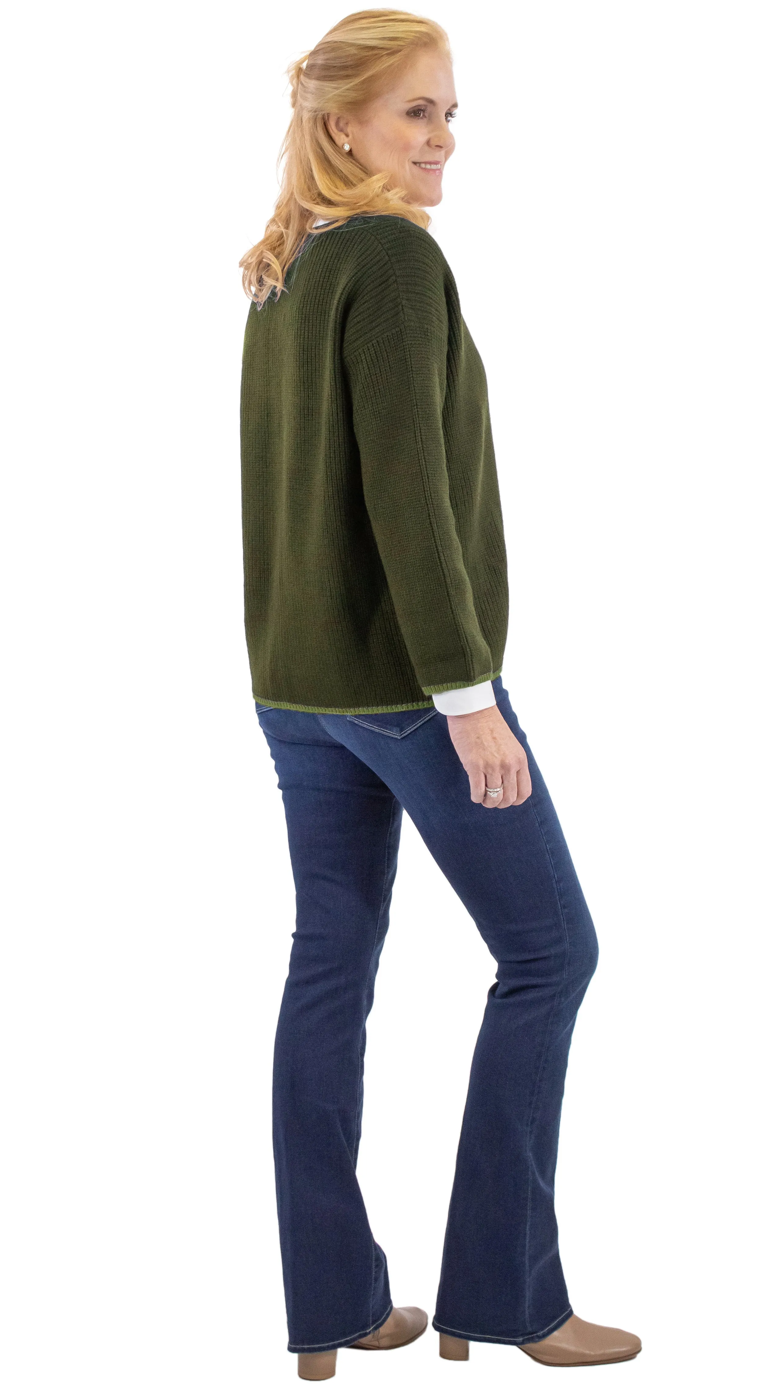 Chunky Cardigan - Green