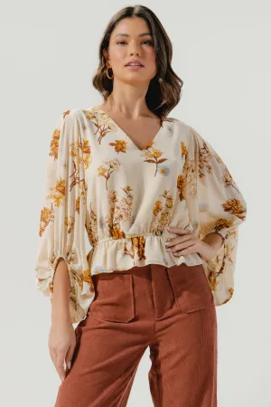 Clarabelle Honey Ways Balloon Sleeve Blouse