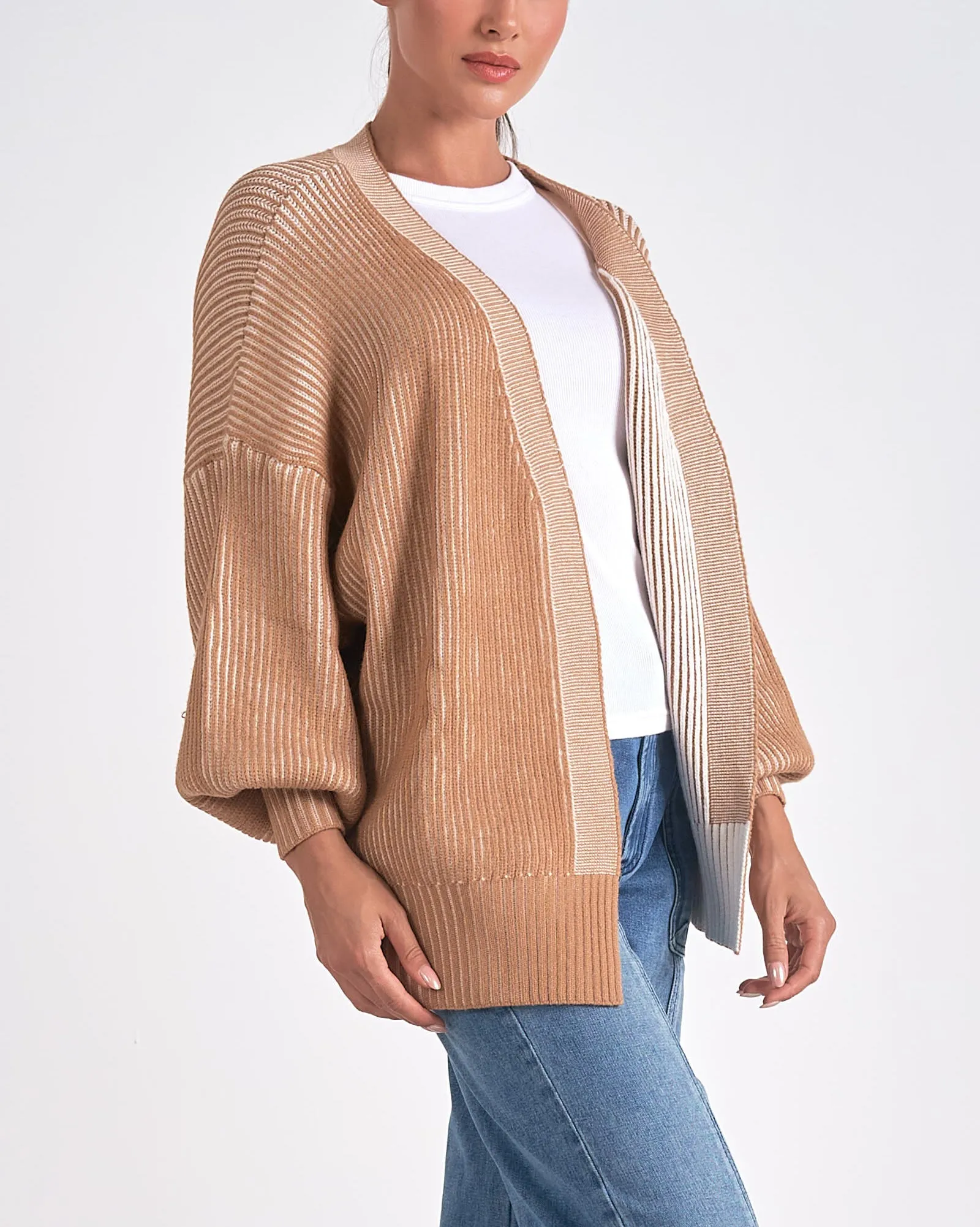 Elan Open Rib Cardigan