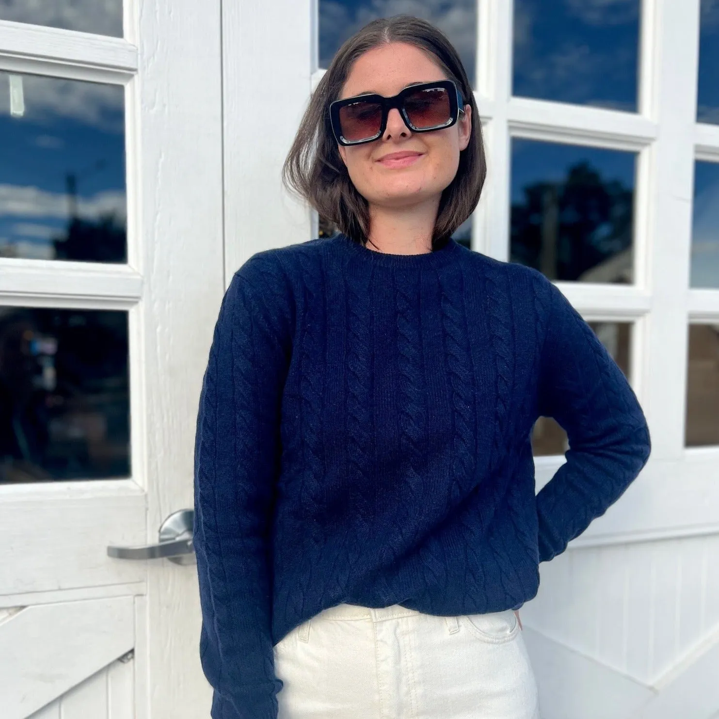 Grace & May Cashmere Cable Knit Sweaters