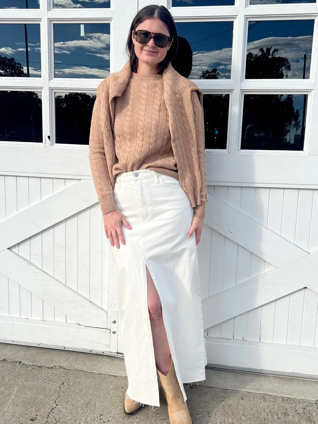 Grace & May Cashmere Cable Knit Sweaters