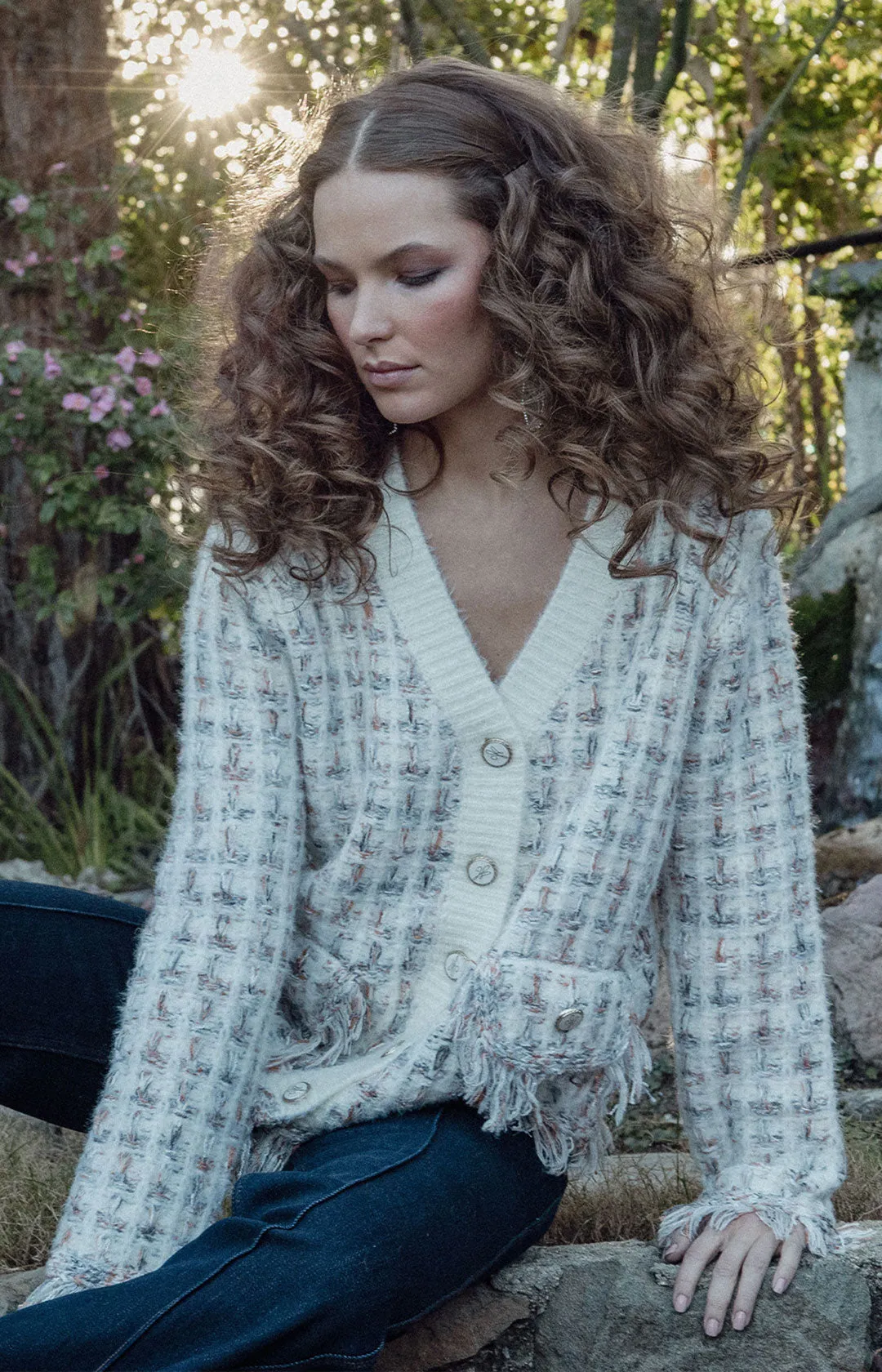 Jimena Boucle Cardigan