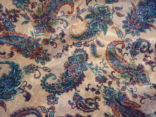 Paisley Fantasia - Printed Cotton Silk