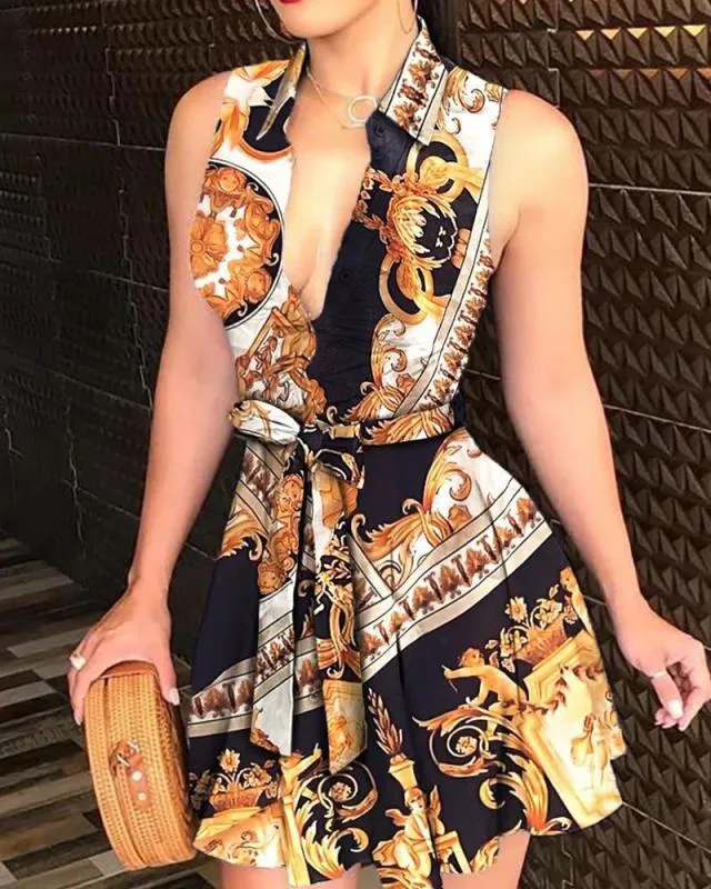 Printed Luxury Summer Dress - Culture Heaven Special