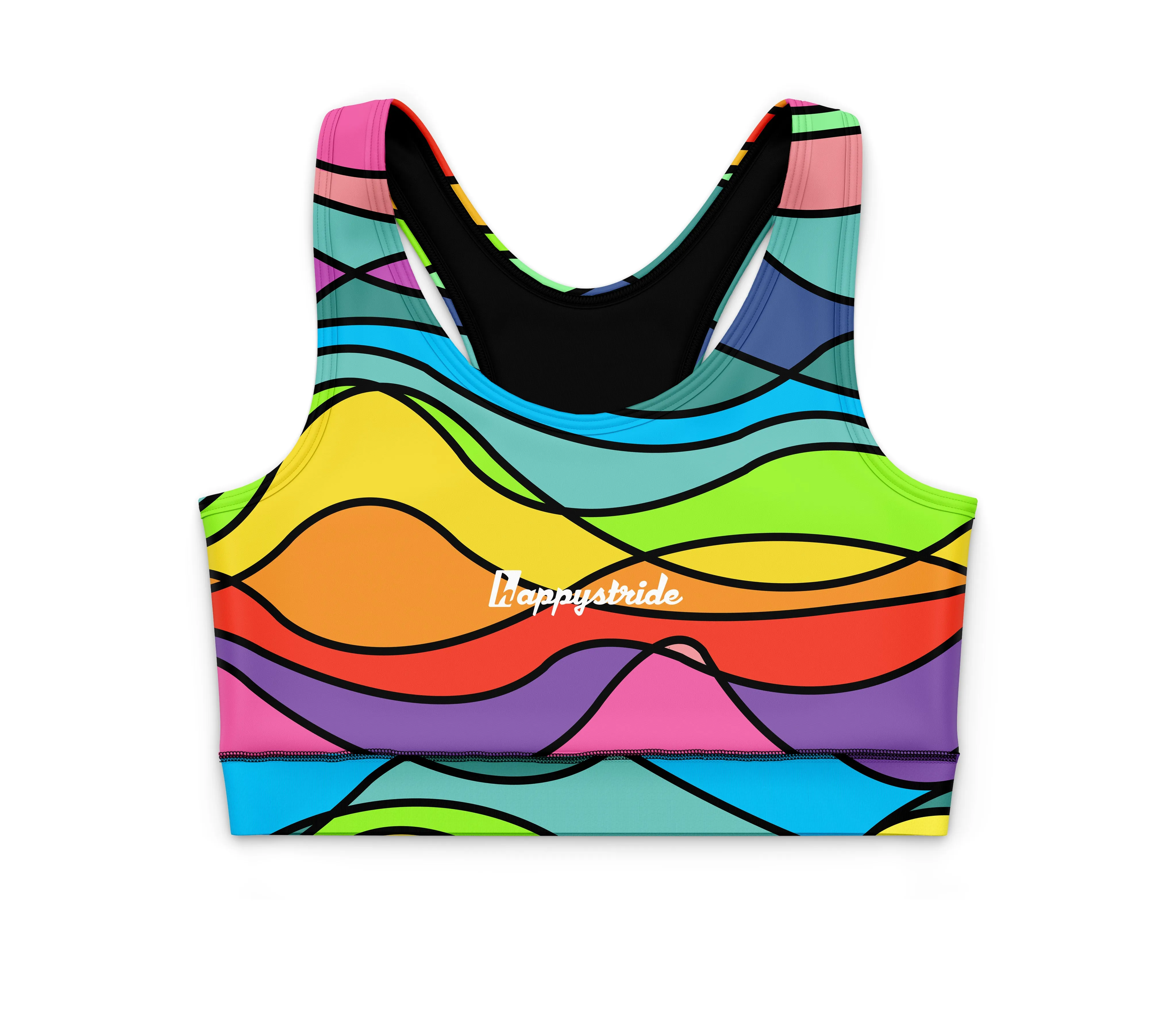 "Wiggle & wave'' luxe crop top