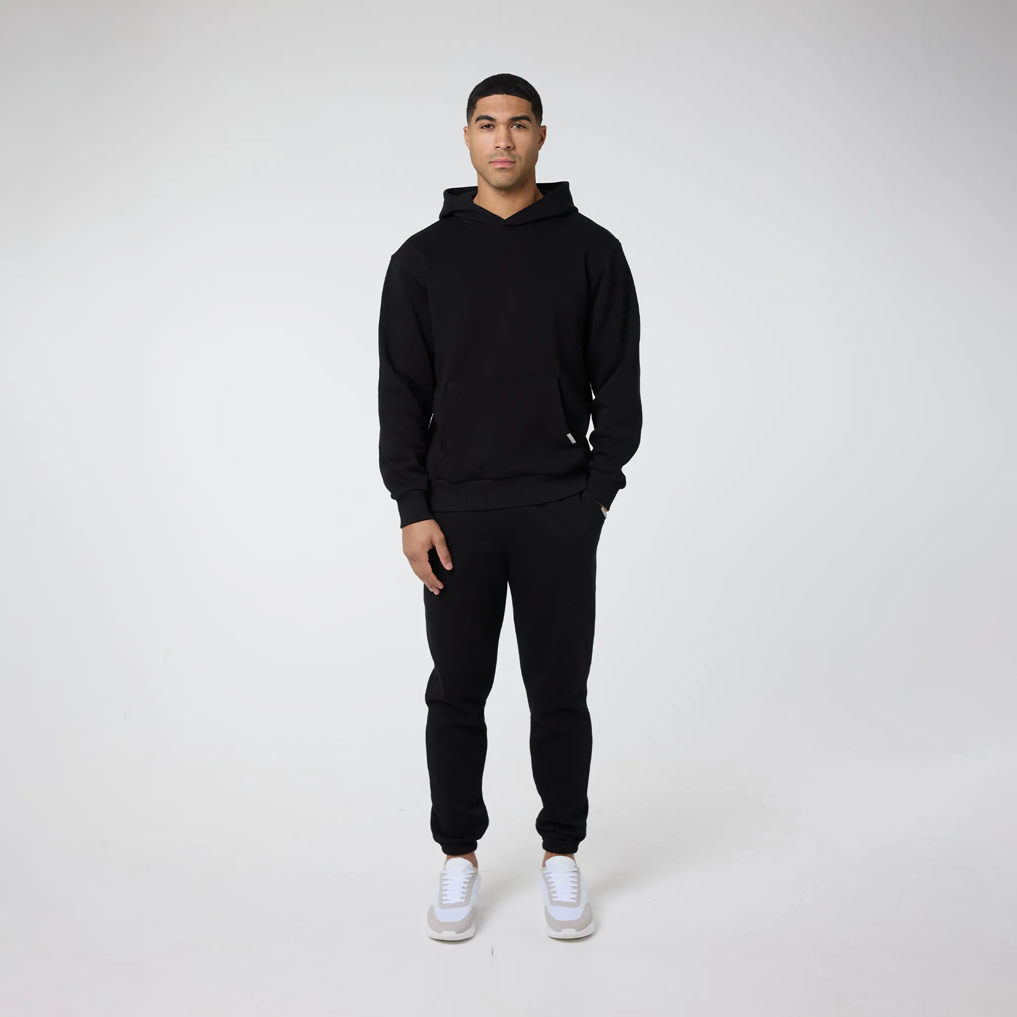 Relaxed Fit Hoodie | Black