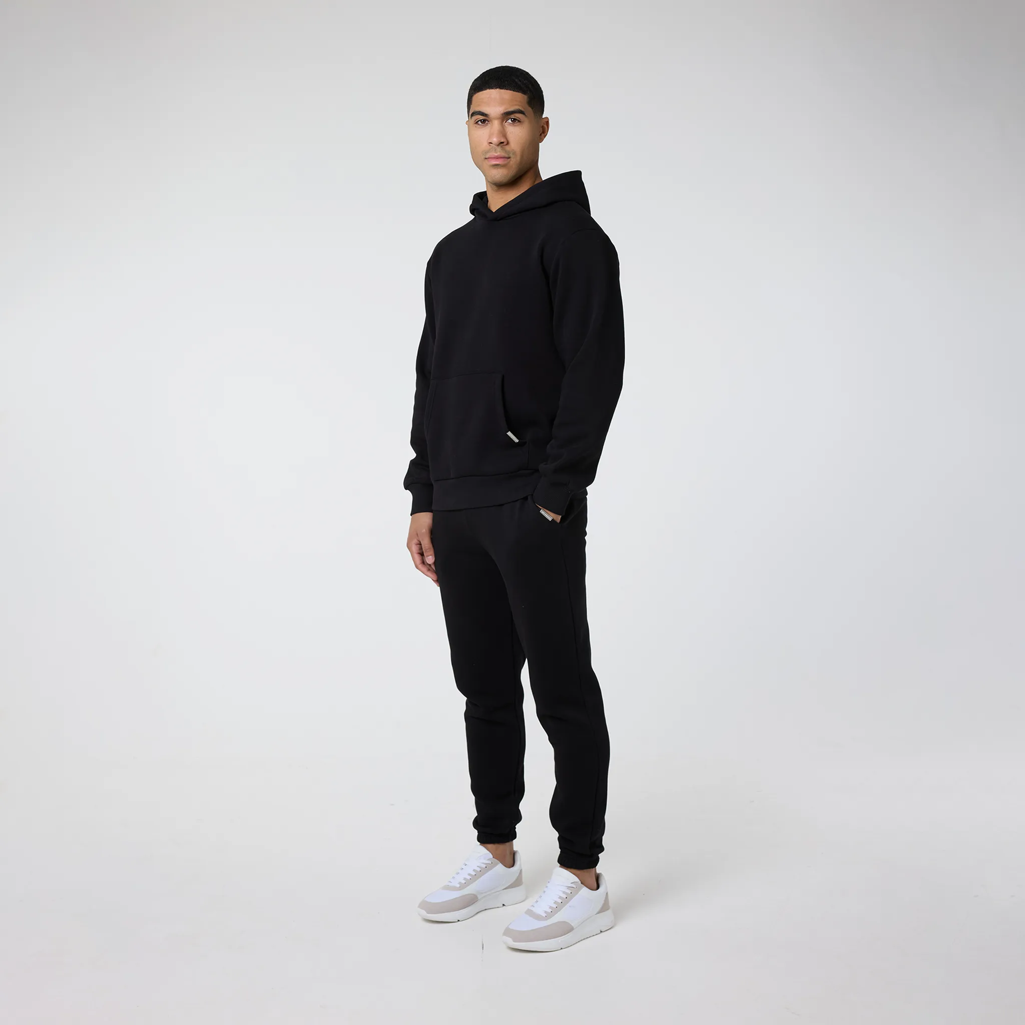 Relaxed Fit Hoodie | Black