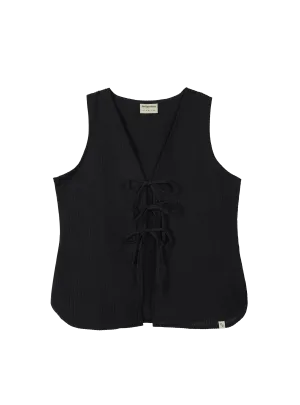 Relaxed Tie Vest (Nori)