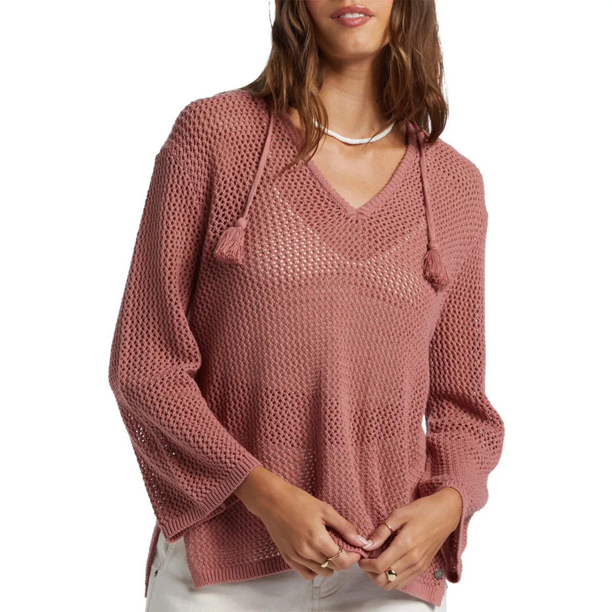 Roxy Women's After Beach Break Hooded V-Neck Sweater