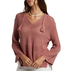 Roxy Women's After Beach Break Hooded V-Neck Sweater