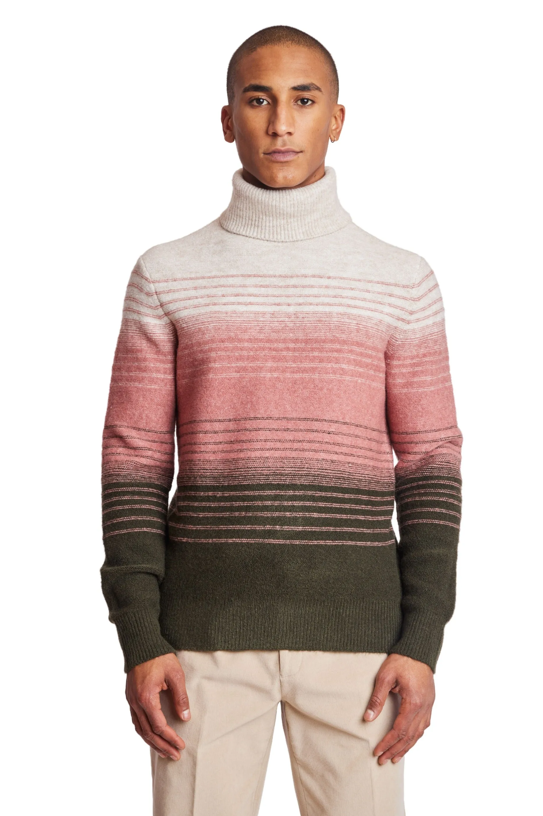 Soft Hombre Chunky Turtleneck - Pink Sage