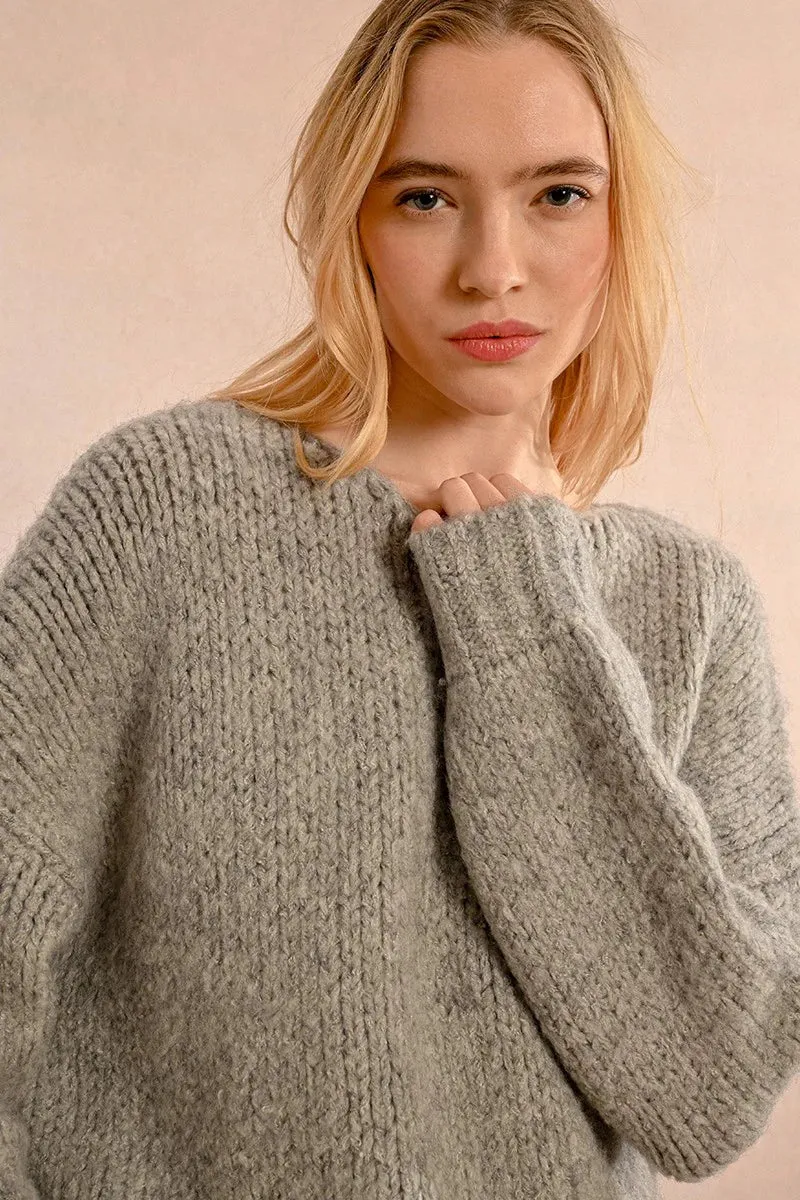 The Kendal Knitted Jumper - Grey