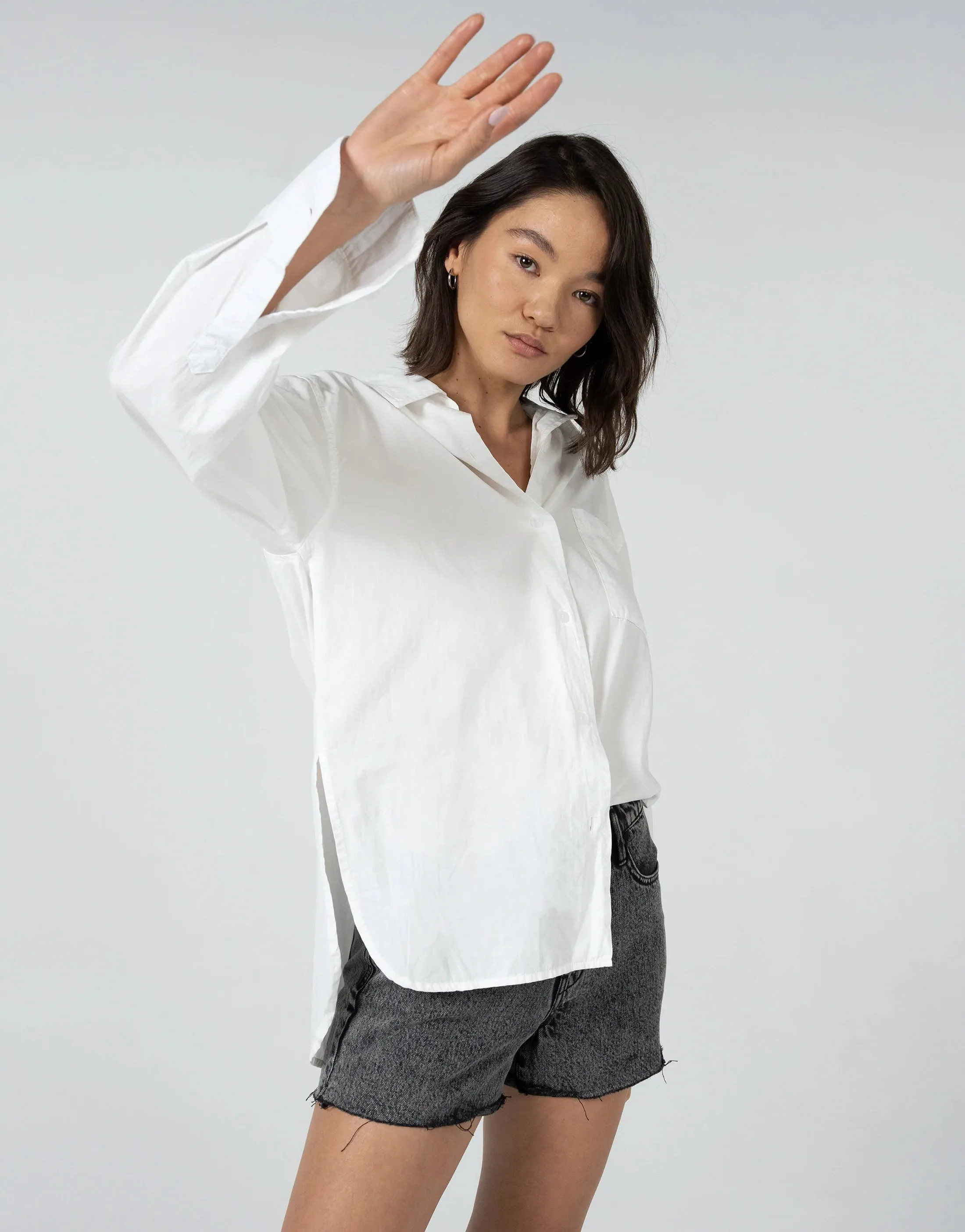 The Kota Oversized Long Sleeve Shirt