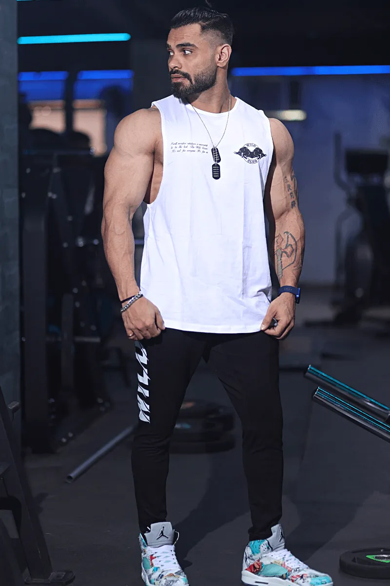 Wild Club Motivation Tank (White)