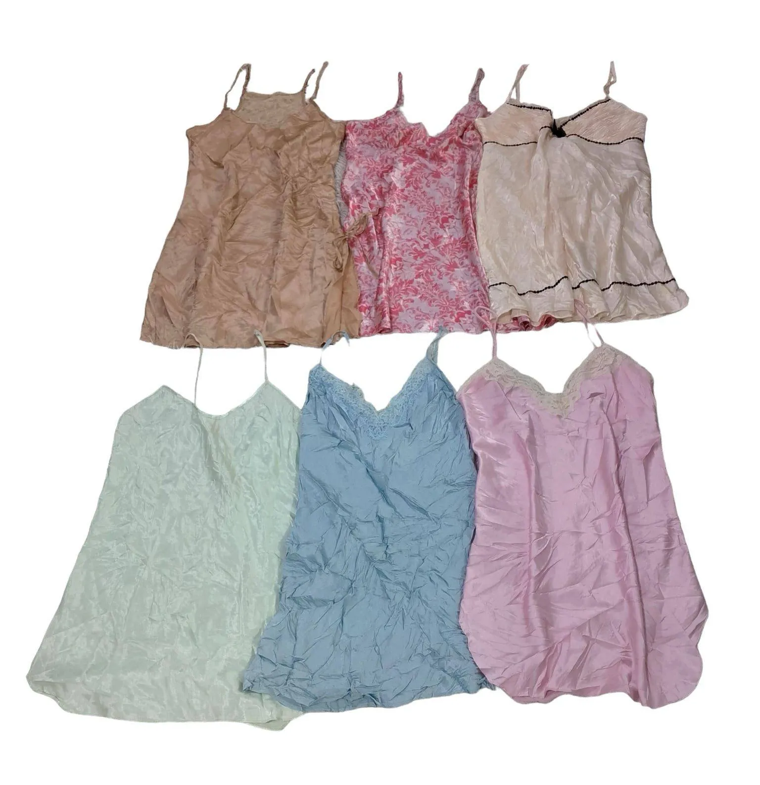 Y2k 2024 - Y2k FairyCore Slip Dresses & Tops - 16 Pcs